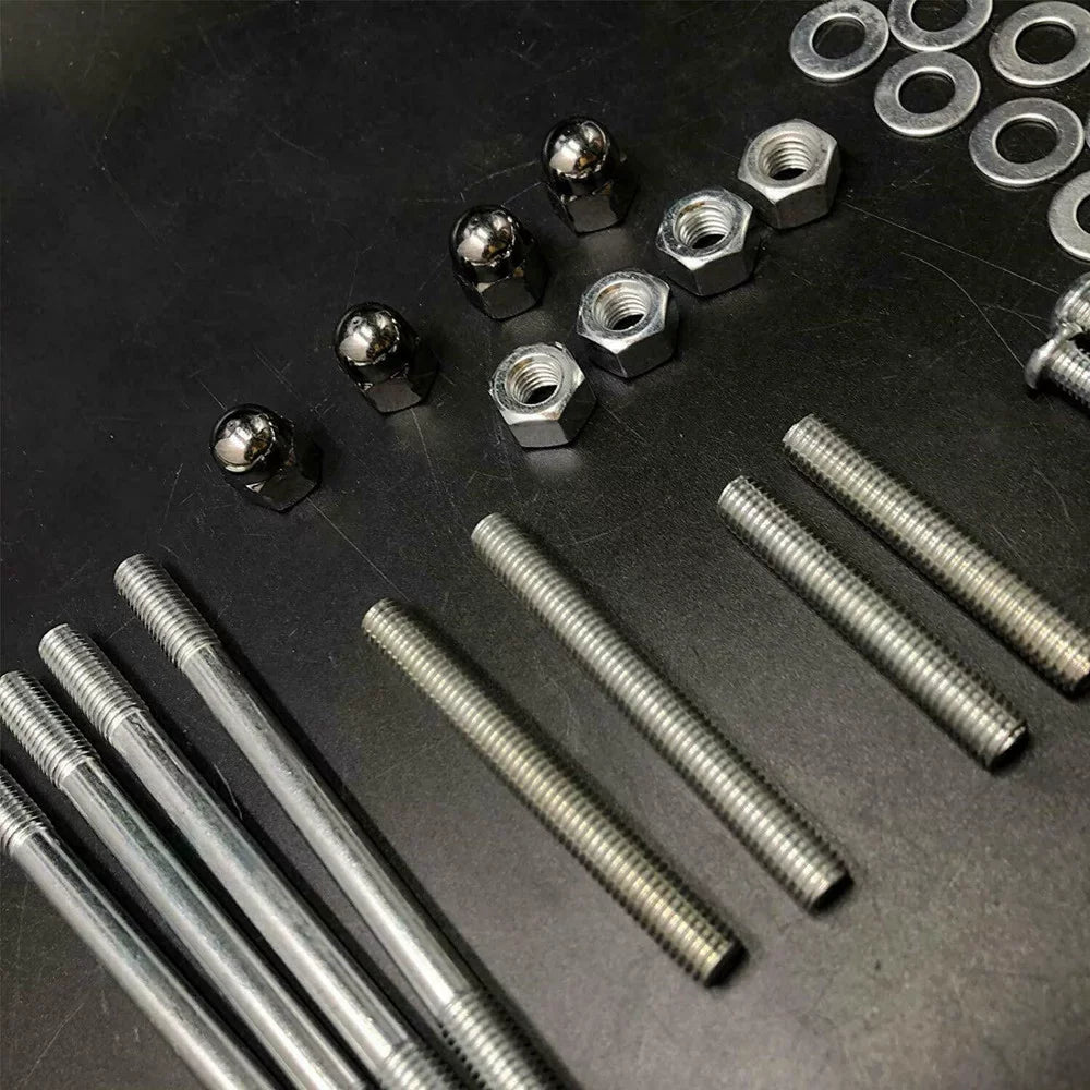 Motor Bolts, Studs, Screws, Washers Set for 2 Stroke yd100/66cc/80cc Engine Kit Gas Bike
