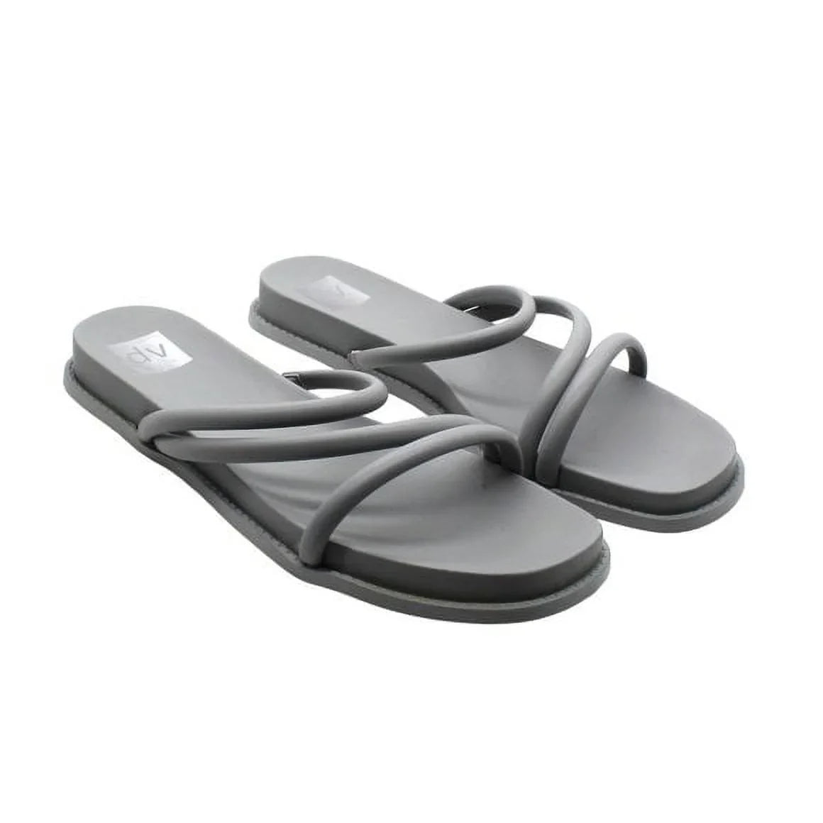 By Dolce Vita Womens Faux Leather Slides Strappy Sandals