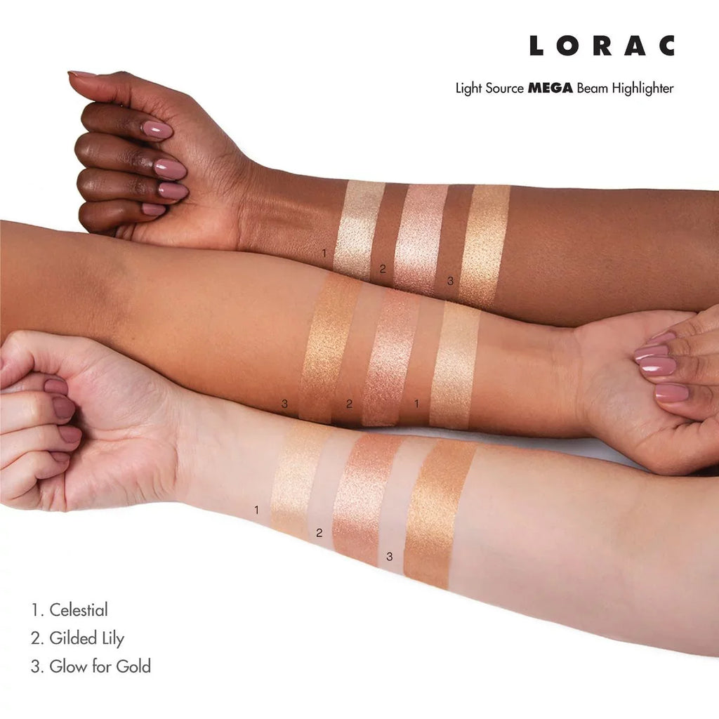 Lorac Light Source, Mega Beam Highlighter, Celestial, 0.22 oz (6.5 g)