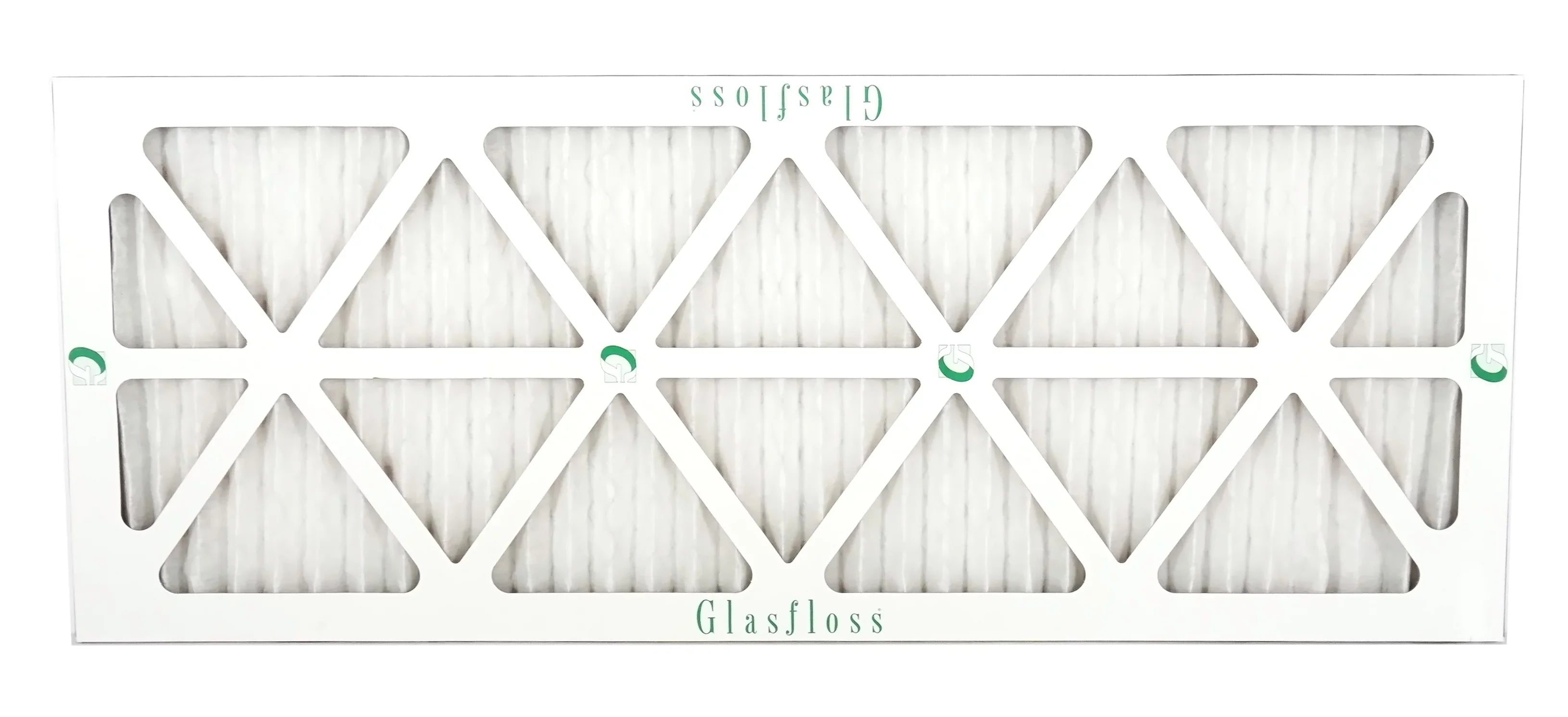 Glasfloss Air Filter 14x36x2 - 2"  10 - (Pack of 6) - Pleated  or  Air Filter - Furnace Air Filter - Home or Office - Made In The .