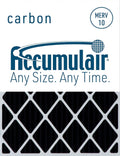 Accumulair Carbon 20x25x2  10 Odor Eliminating Air Filter (4 Pack)