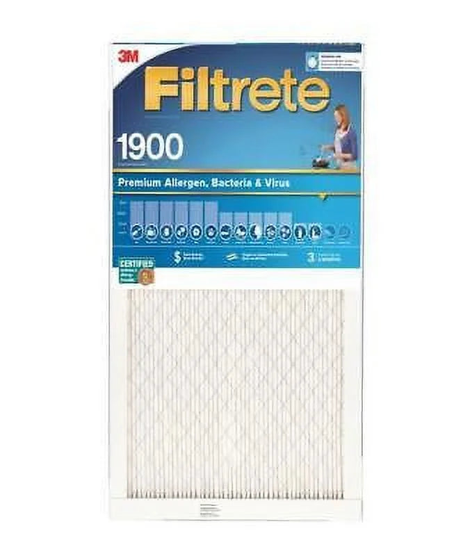 3M Filtrete 20 in.  x 25 in.  x 1 in.  Pleated Allergen Air Filter (Pack of 4)