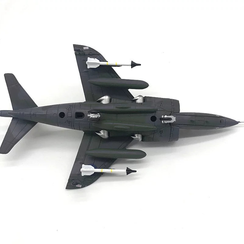 1:72  Air Force 1982 Sea Harrier Jet Fighter Model Military Fighter Aircraft Model Alloy Simulation Collection Display