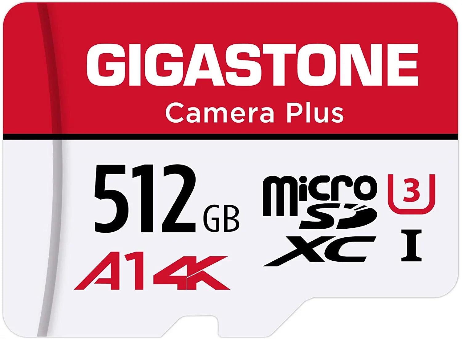 Gigastone 512GB Camera Plus Micro  memory Card 100MB/s, Full  Video,  Class 10 designed for with Nintendo Switch Dash Cams GoPro Camera Samsung Canon Nikon Drone