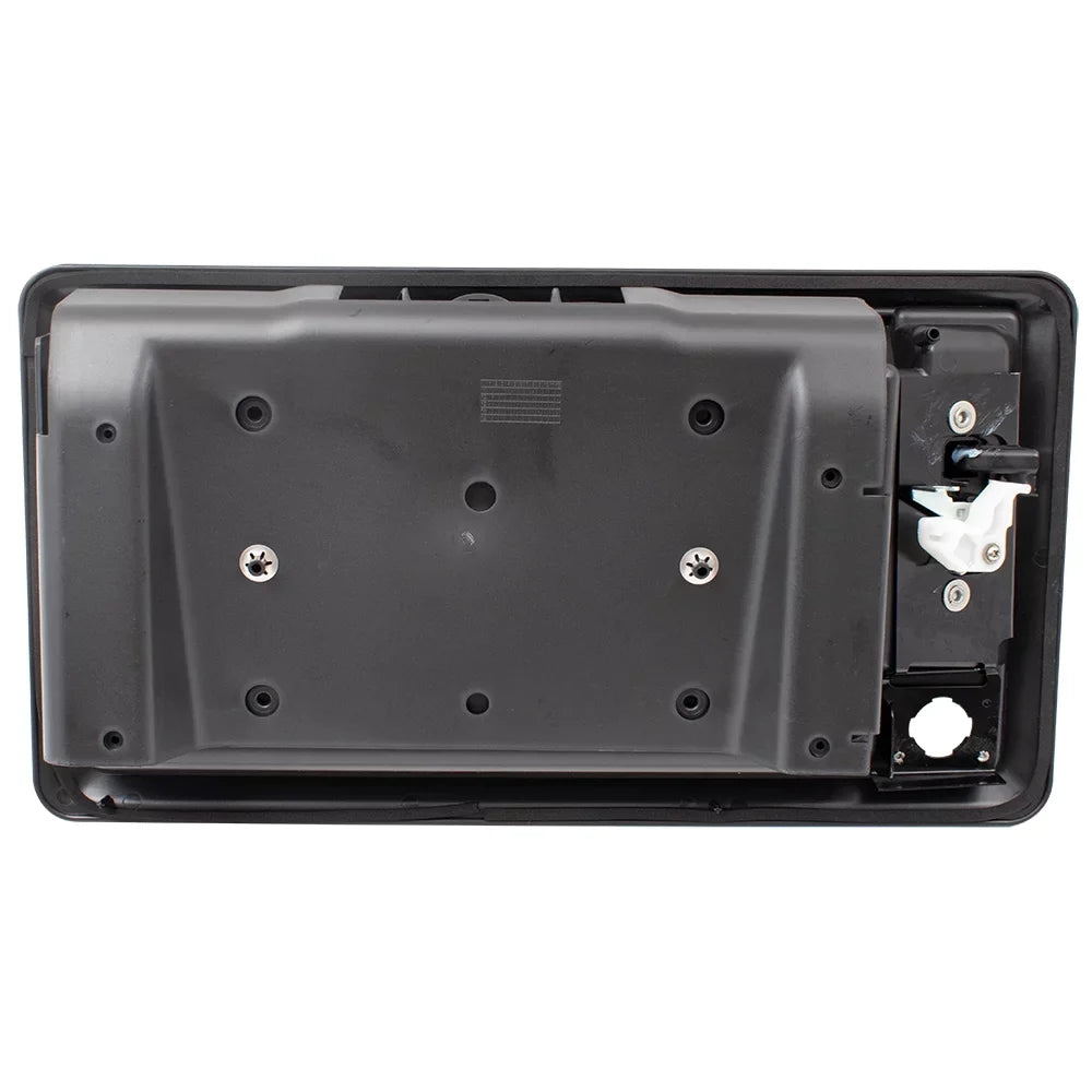 Brock Replacement Rear Back Door Outside Textured Passengers Handle w/ License Plate Bracket Compatible with 09-14 -Series Econoline Van w/ Camera 9C2Z15434A20BA