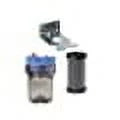 1/2" #5 Slim Line Clear Filter Housing System Kit | Complete with Bracket and  Filter | (158216, 244047, 155022-43)