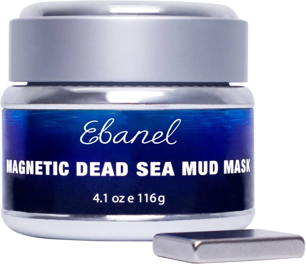 Ebanel Magnetic Dead Sea Mud Mask for Face, 4.1oz Deep Pore Cleansing Moisturizing Face Mask