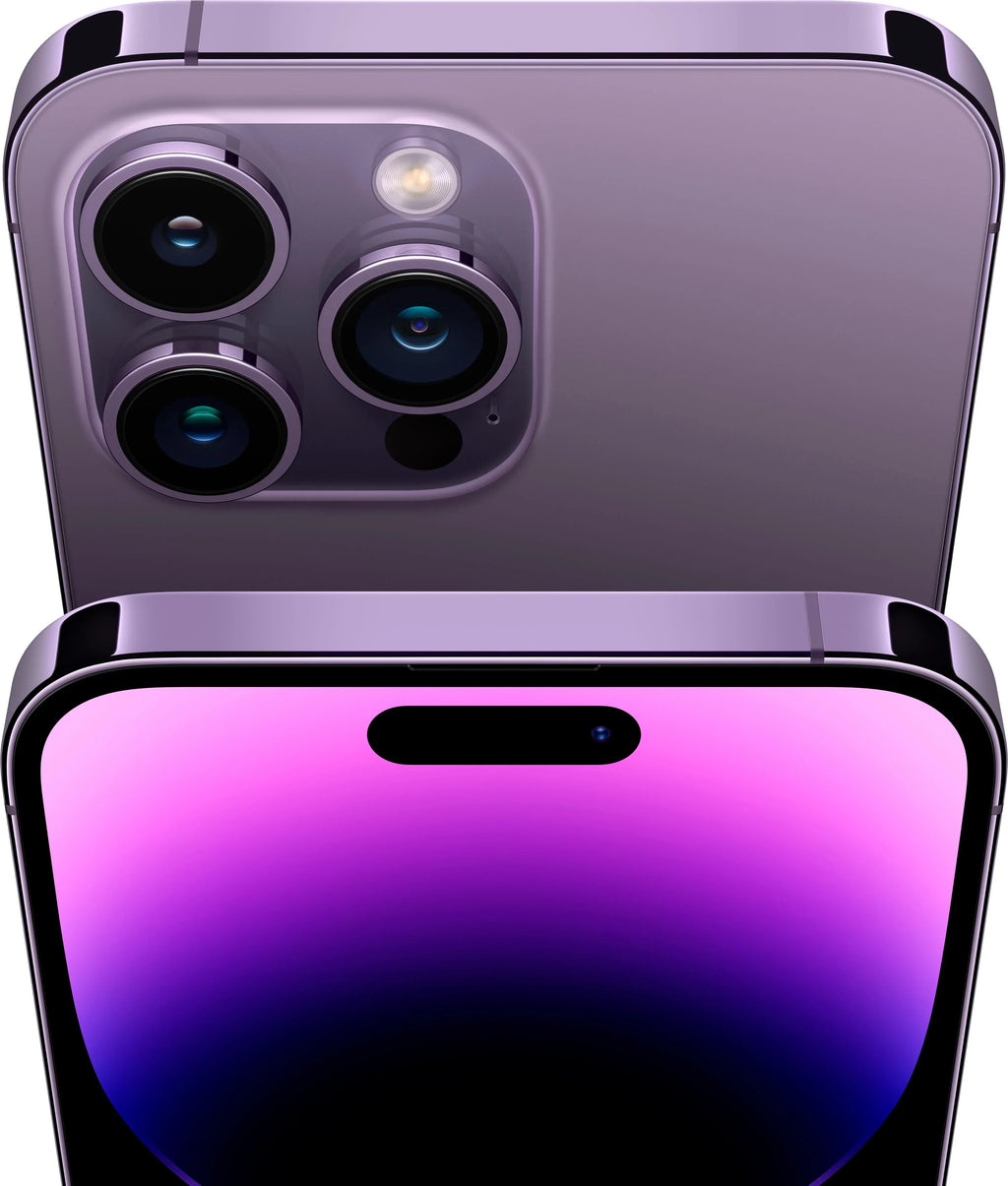 Restored Apple iPhone 14 Pro 128GB Deep Purple (-Mobile) / (Refurbished)