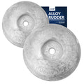 Five Oceans Zinc Alloy Rudder/Trim Tab Disc Anode, 3-1/2 inches (90mm)(Pair) -