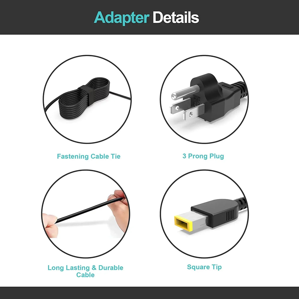 230W Laptop Charger for Lenovo Legion -15ICHg (81HE)   Adapter