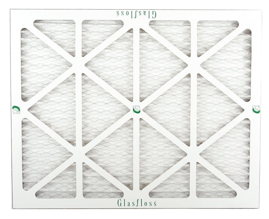 Glasfloss 15x25x1 -  10 -Qty:6 - Furnace Air Filter - Made in  (Actual Size: 14.5 x 24.5x7/8 inch)
