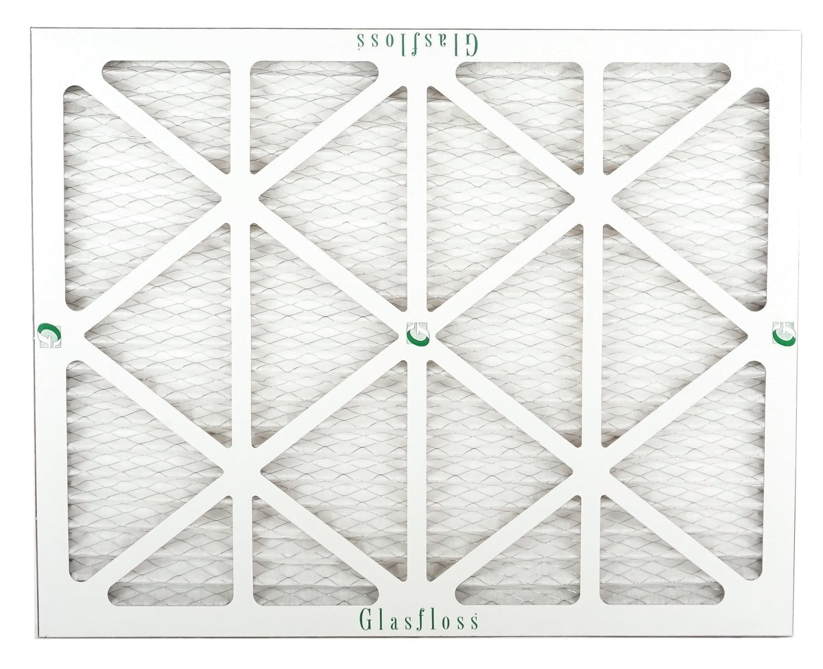 Glasfloss 15x25x1 -  10 -Qty:6 - Furnace Air Filter - Made in  (Actual Size: 14.5 x 24.5x7/8 inch)