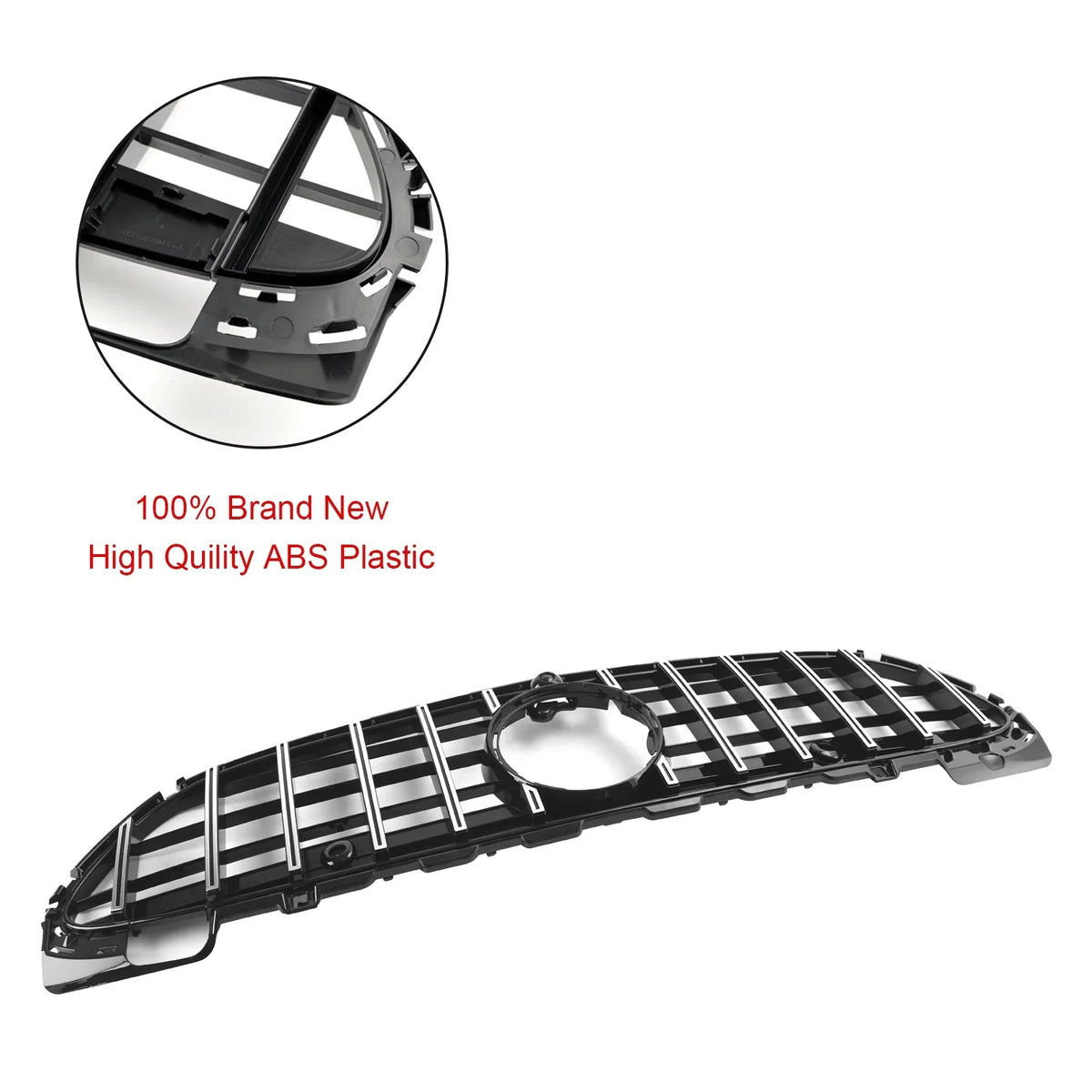 Style Front Bumper Grille Grill /Camera fit for Mercedes Benz  2022-2023