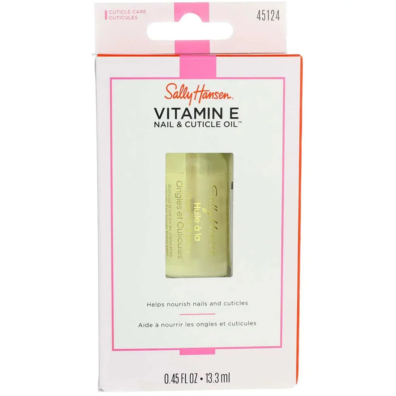 Sally Hansen Vitamin  Nail and Cuticle Oil, 0.45 Oz, 6 Pack