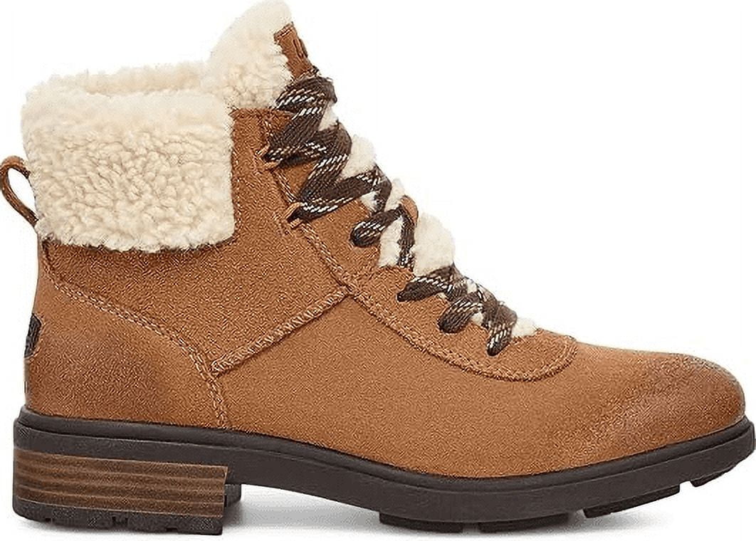 Women's Harrison Cozy Lace-Up Waterproof Fashion Boot - Chestnut - Size 6