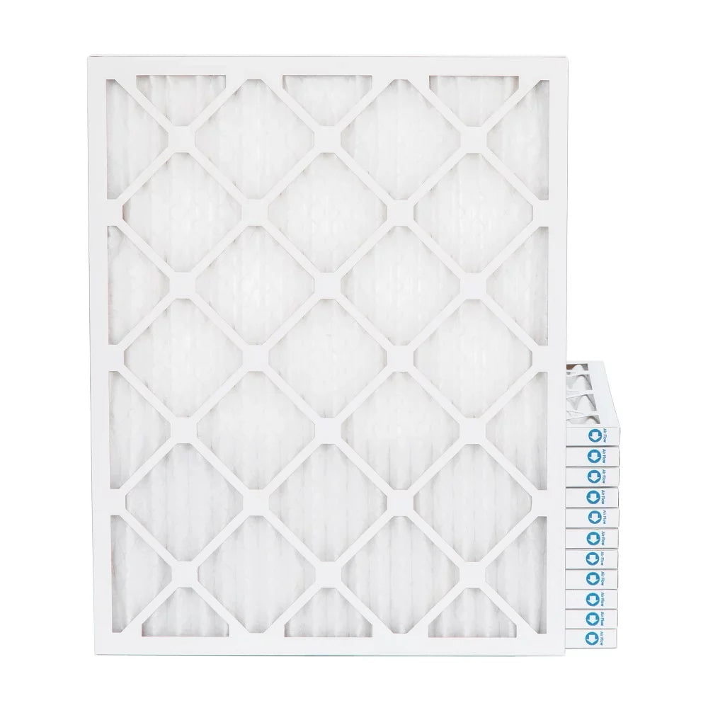 Pamlico Air 16x20x1  8 Pleated  Furnace Air Filters. Case of 12. Actual Size: 15-1/2 x 19-1/2 x 3/4