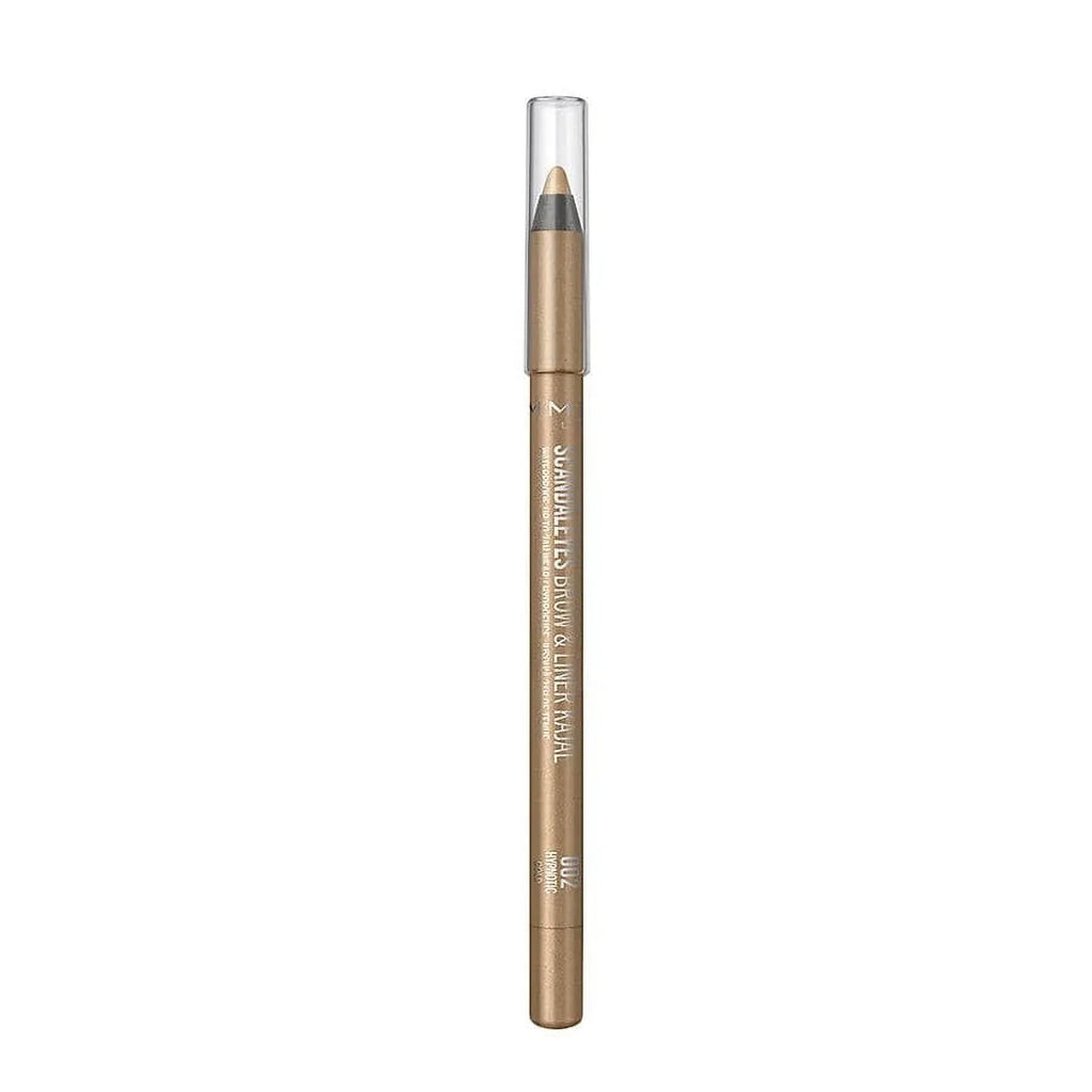 Rimmel Scandaleyes Waterproof Brow and Liner Kajal, Hypnotic Gold 0.04 oz Pack of 2