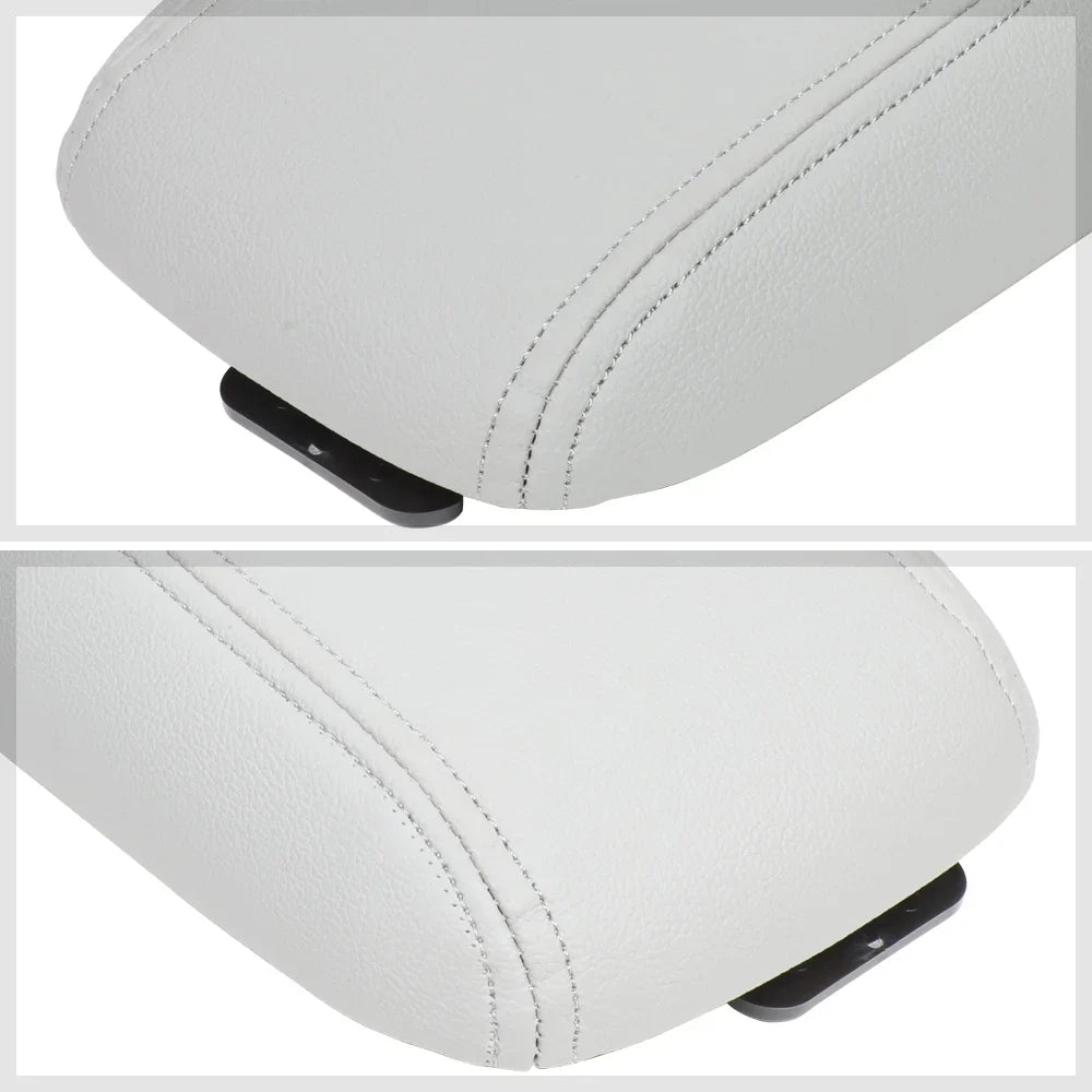 Center Console Arm Rest Lid Grey Leather  Style for 02-09 Trailblazer/Bravada Fits select: 2002-2009  , 2002-2009