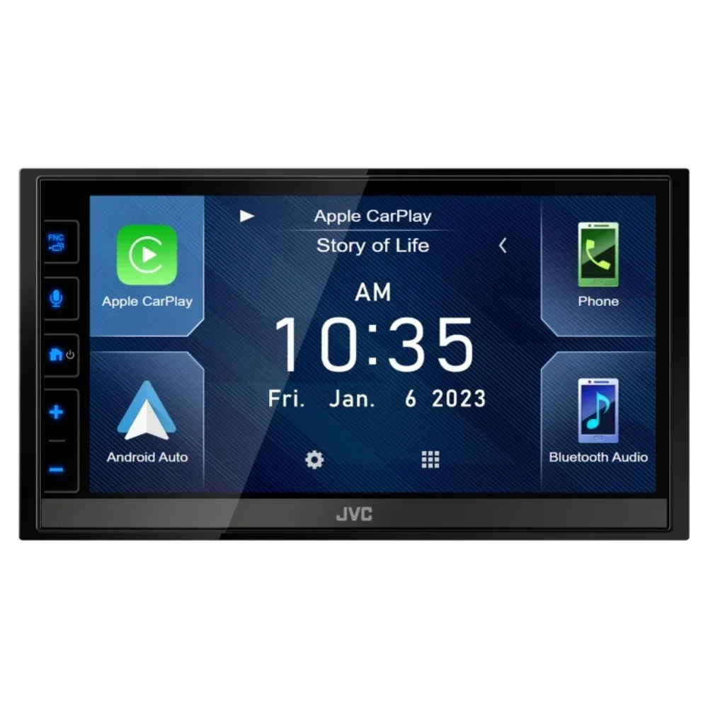 New  - 6.8" Shallow-Chassis Multimedia Receiver w/ Backup Bullet Camera
