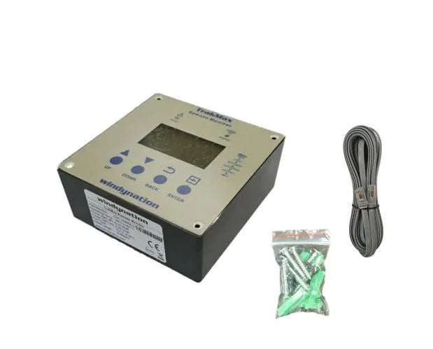 TrakMax  12-Volt/24-Volt 40 Amp Solar Charge Controller with Remote Meter Kit
