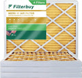 Filterbuy 18x24x2  11 Pleated   Furnace Air Filters (4-Pack)