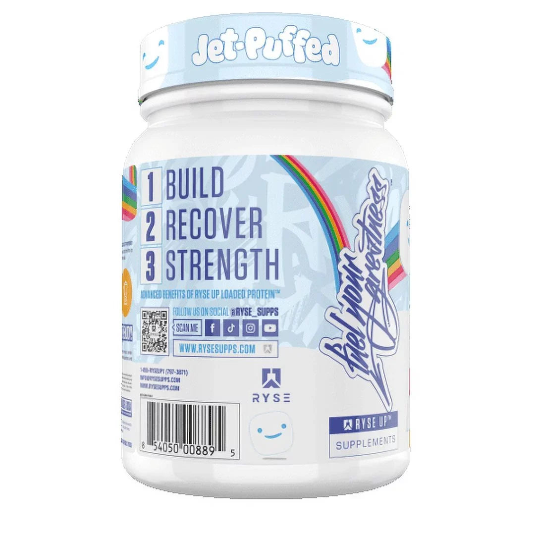 Loaded Protein Powder, Jet Puffed Marshmallow, 20 Servings, 25g Protein, Post Workout