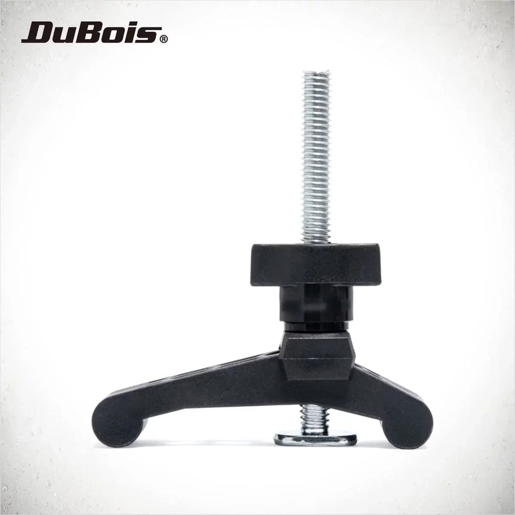 DuBois 4PK Mini  Track Hold Down Clamps Woodworking Series, 3-3/4" x ¾ Reinforced Plastic Clamps with Steel -Bolts, 51045-