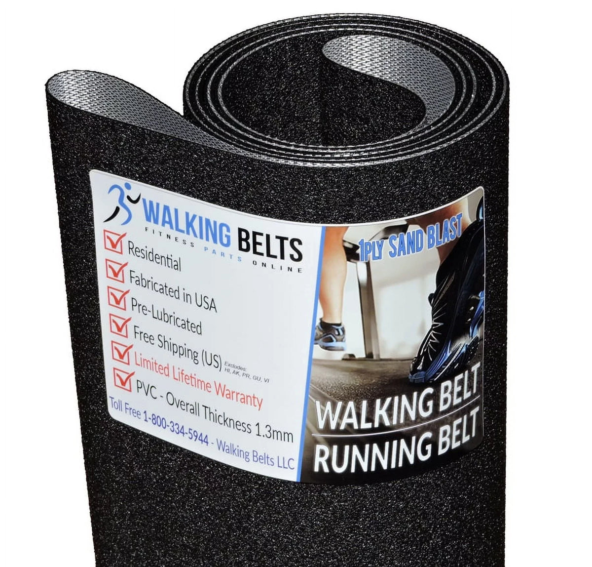 Nordictrack Elite 7500 Treadmill Running Belt 1ply Sand Blast