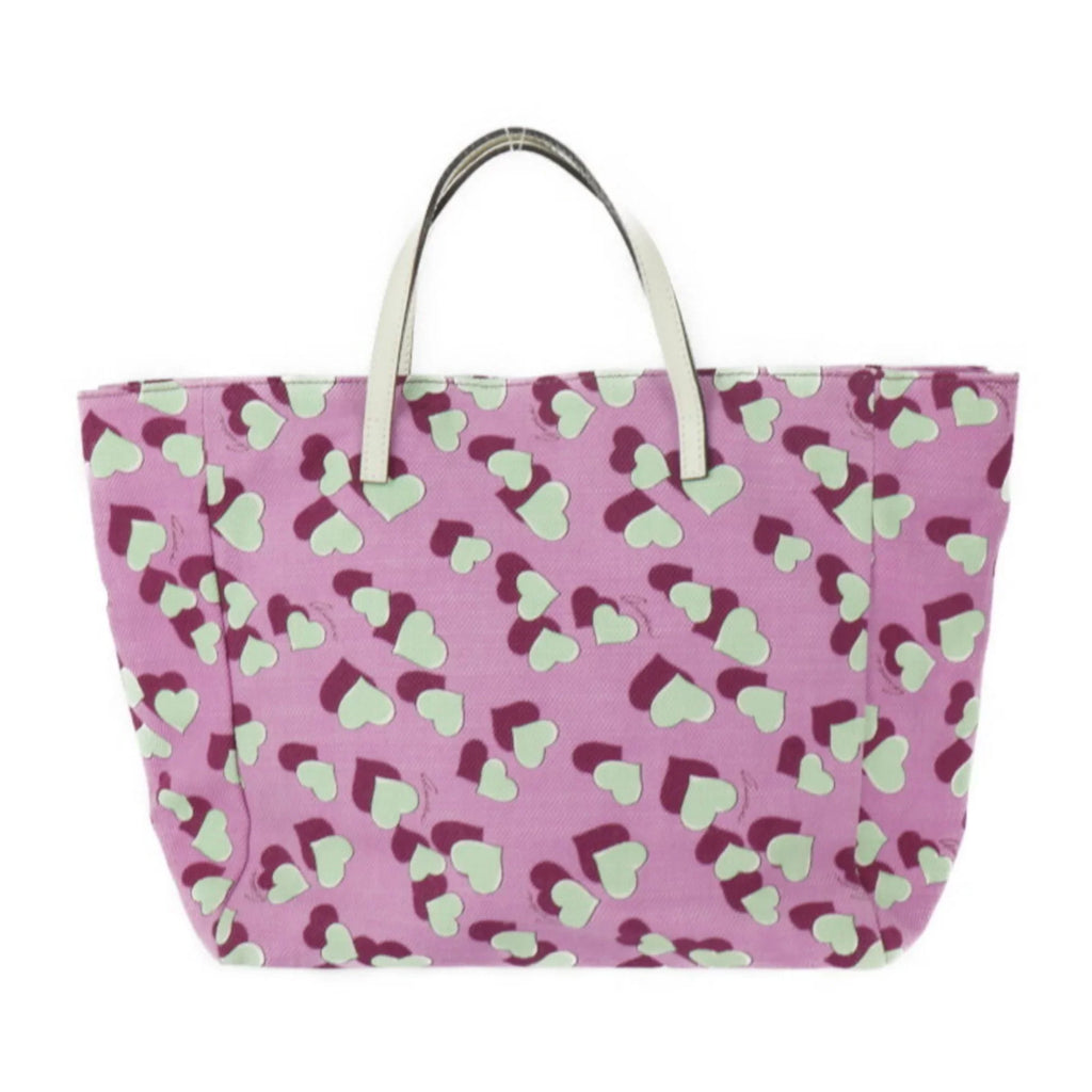 Pre-Owned  Gucci Baby Heart Tote Bag Children's Handbag 284721 Canvas Leather Pink Series Multicolor (Good)