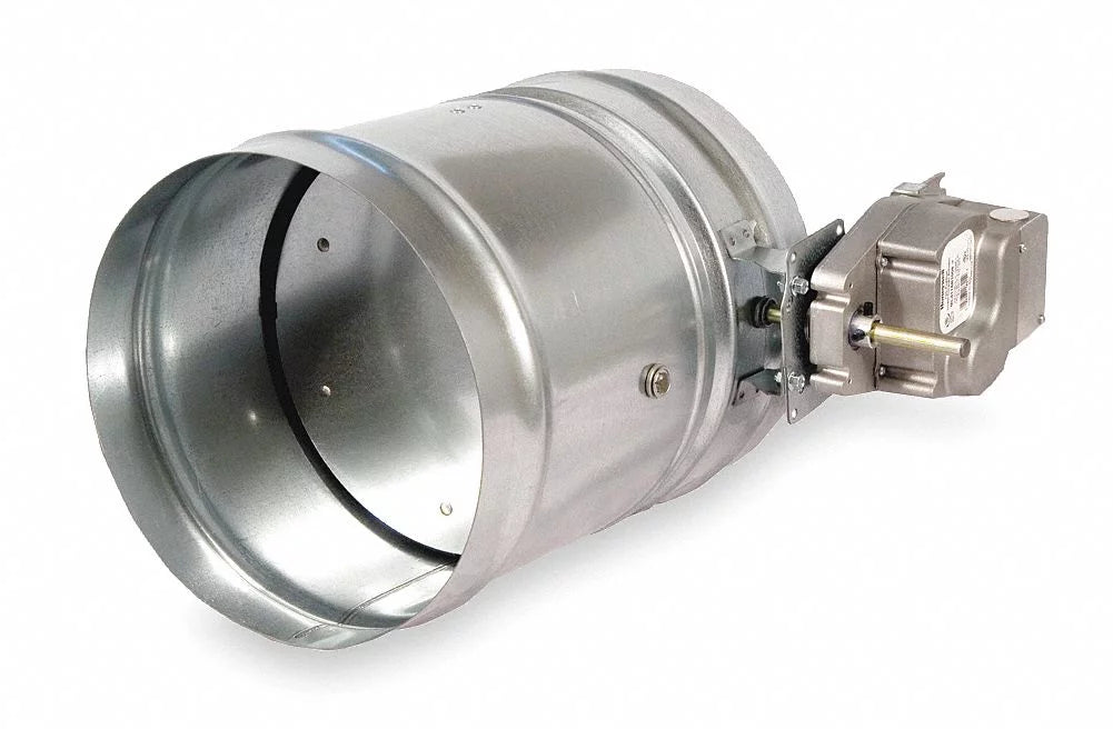 Dayton Round Smoke Damper,8-1/4 In. ,120V  3HGH7