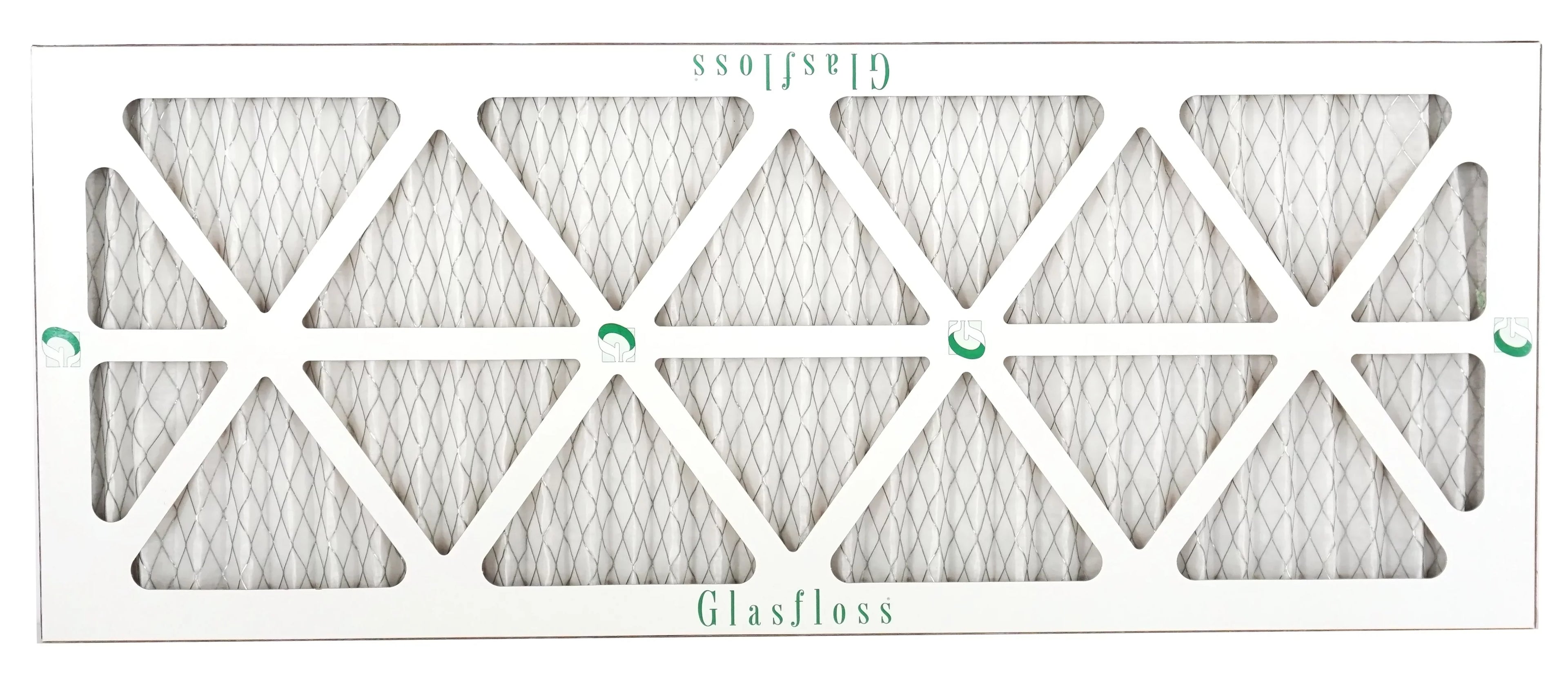 Glasfloss Air Filter 14x36x2 - 2"  10 - (Pack of 6) - Pleated  or  Air Filter - Furnace Air Filter - Home or Office - Made In The .