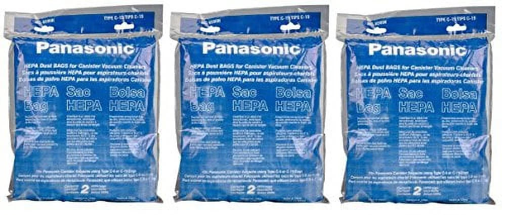 Genuine Vacuum Bag for  Panasonic (3-Pack)