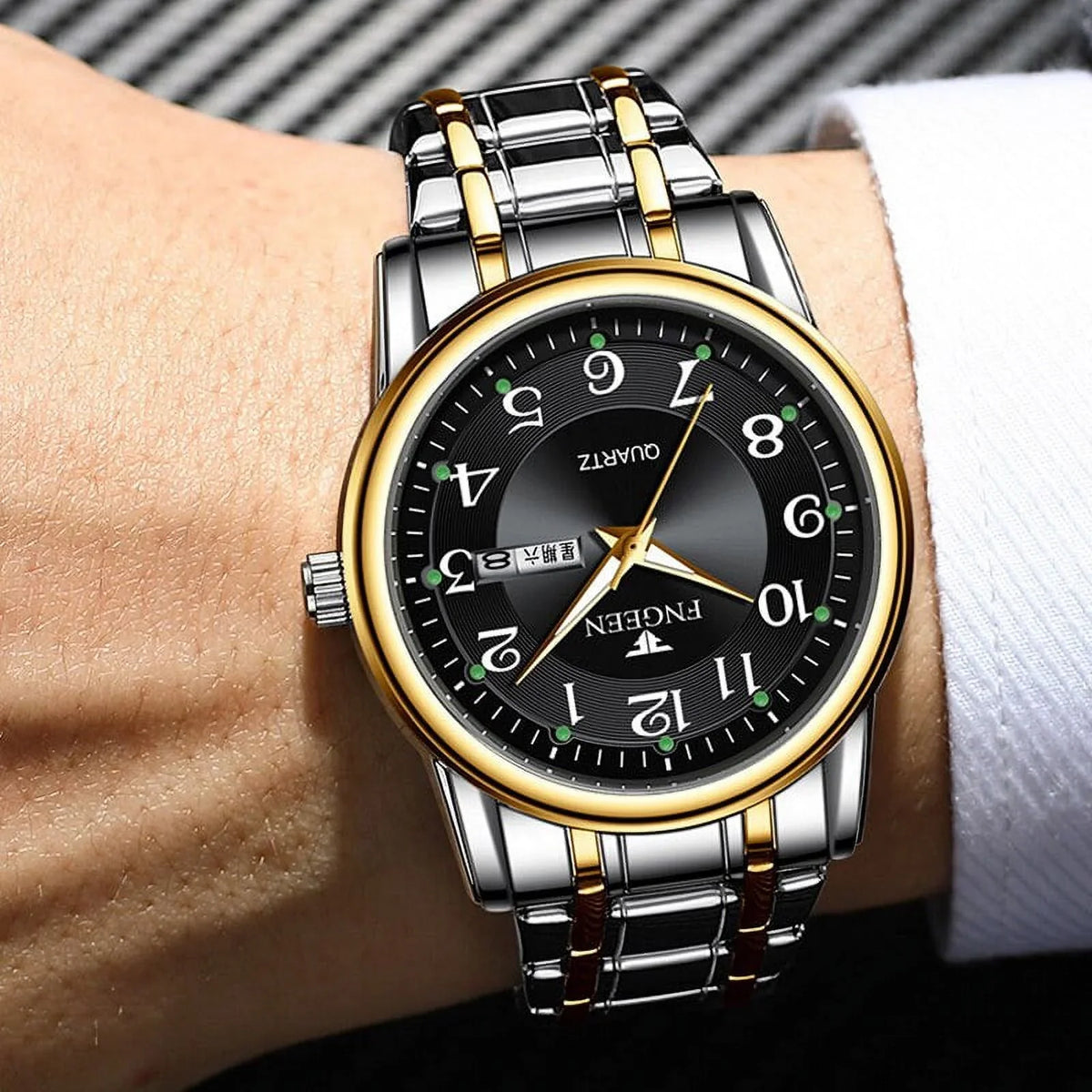 Men Watch Top Luxury Brand Quartz Mens Watches Sport Wristwatch Man Stainless Steel Luminous Hands Relogio Masculino