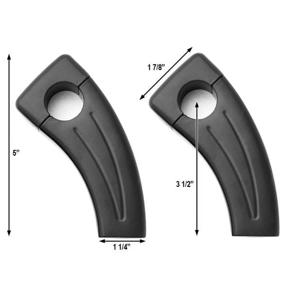 Krator 3.5" Black Motorcycle Handlebar Pullback Risers Compatible with Yamaha      350 400 500 600 650 750