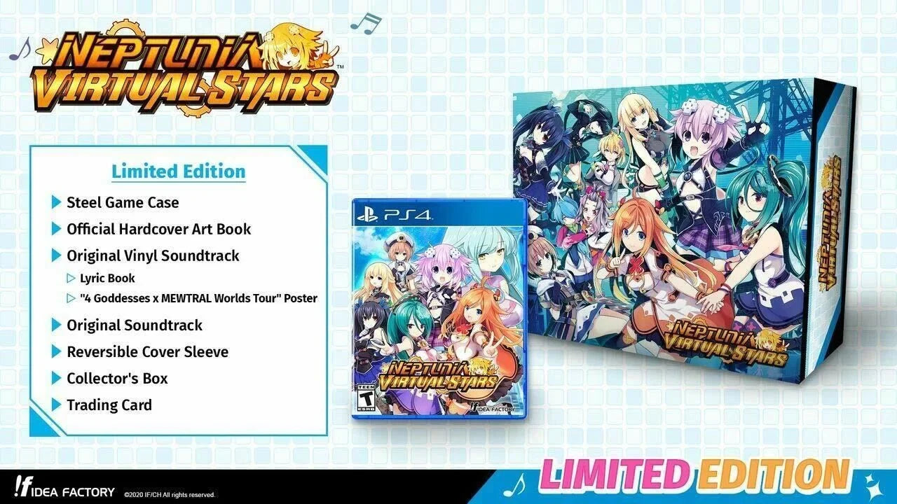 Neptunia Virtual Stars: Limited Edition - Sony Playstation 4 [ Collector]