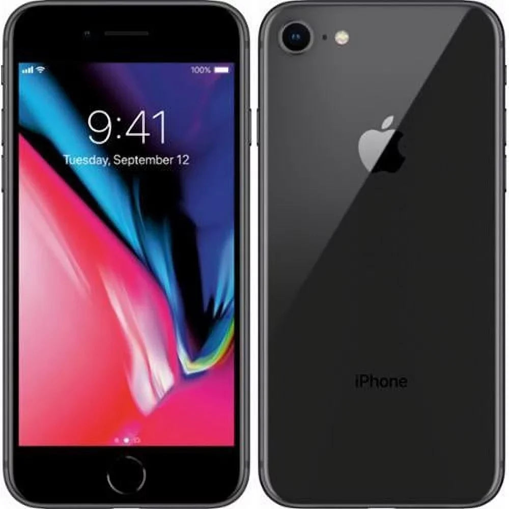 Restored Apple iPhone 8  (Fully Unlocked) 64GB Space Gray (Refurbished)