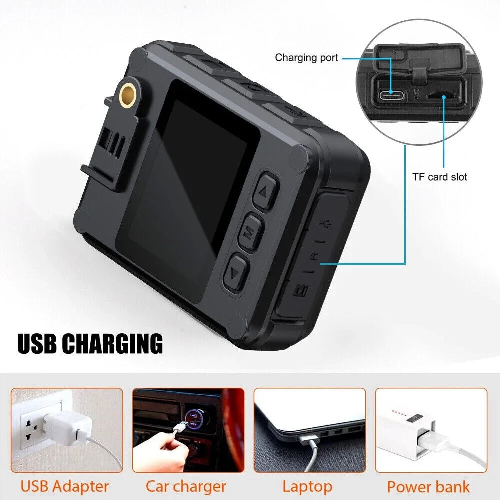 Jahy2Tech Full Colour 2"  Screen Black WiFi Action Helmet Cam 1080P  300W Camcorder  Waterproof Support 128G Memory Loop Record
