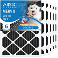 20x24x1 Air Filter Odor Eliminator Carbon Filter  8 Comparable to  700 &  5   Premium  Made 20x24x1 Furnace Filters by     . 6 Pack