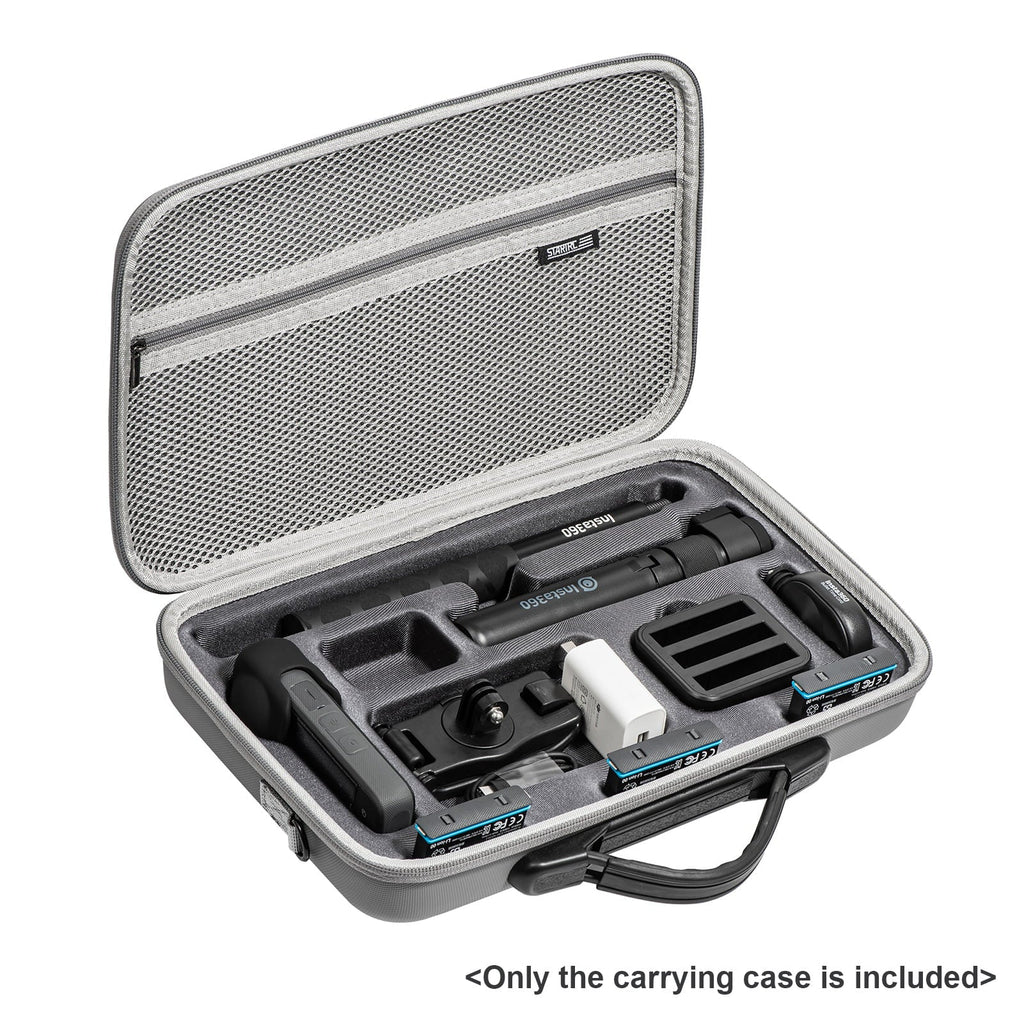 Dadypet Portable  Camera Carrying Case for Insta360 , Shockproof Storage Bag with Shoulder Strap - Travel Ready