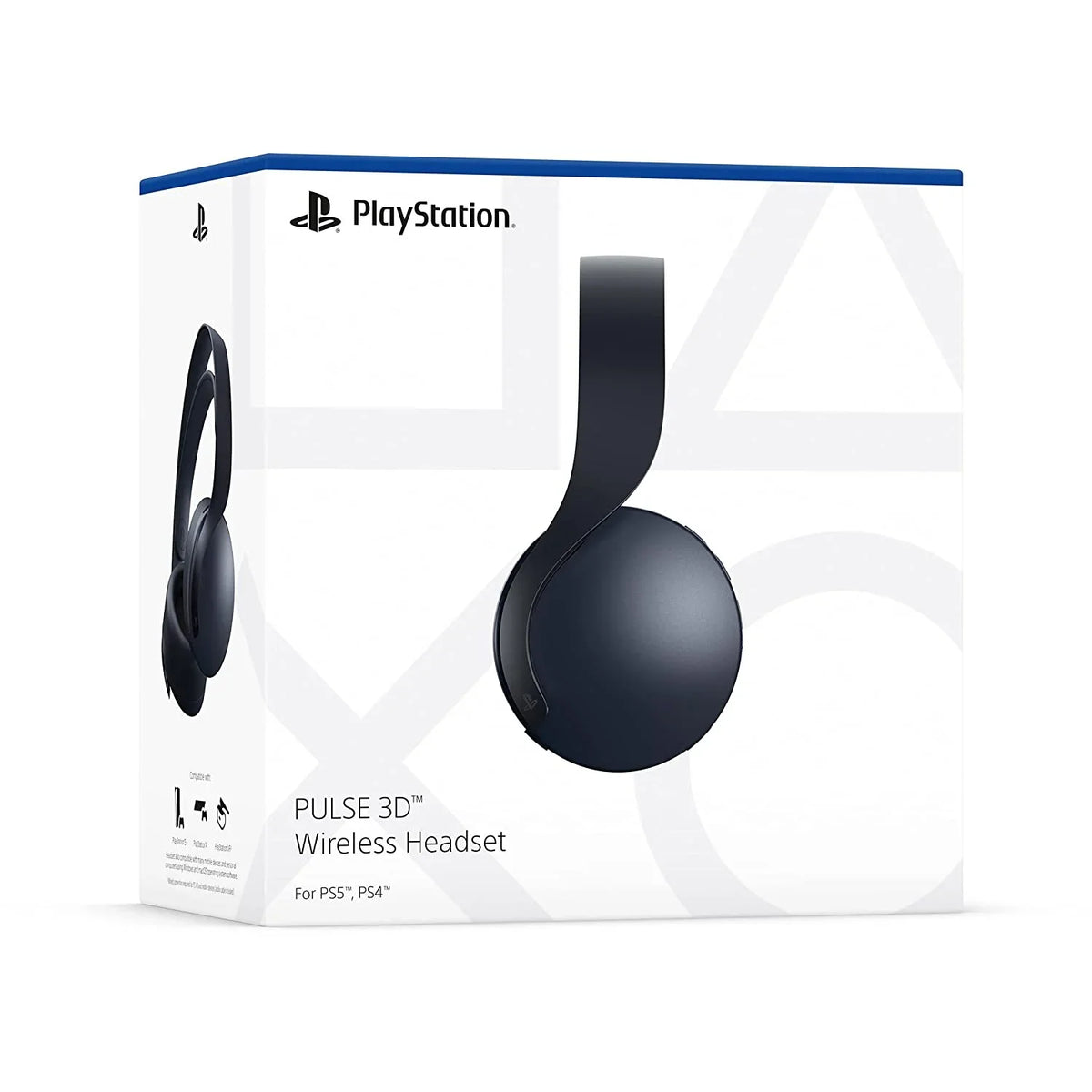 Sony Playstation 5 Disc Version  Console and Black Pulse 3D Headset Bundle with Microfiber Cleaning Cloth