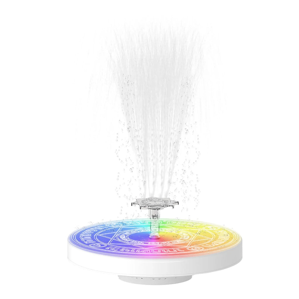 Walmeck Fountain Light, Solar Bath Pond Decoration with Remote Control , Outdoor Garden Decor