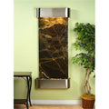Adagio  Inspiration Falls - Green Rainforest Marble Wall Fountain