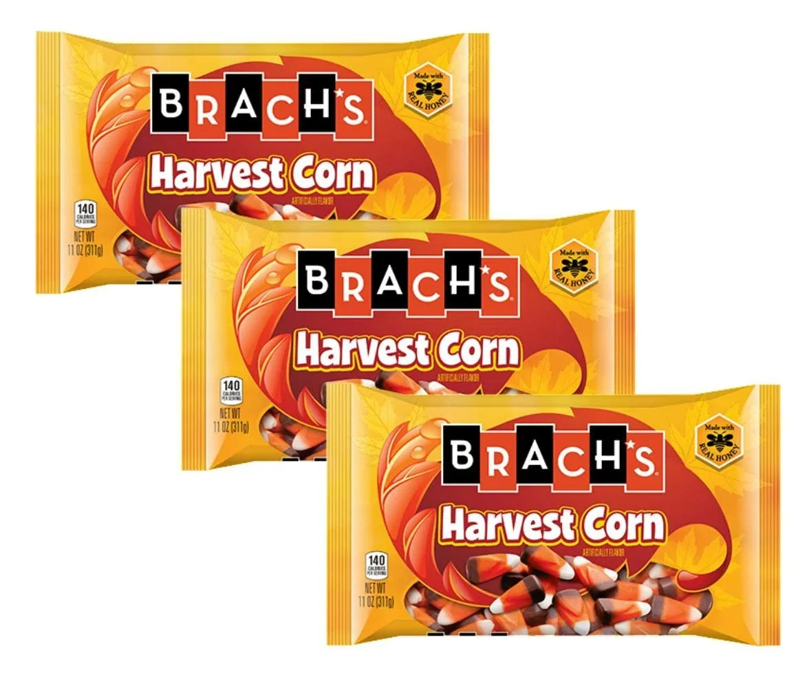 Brach's Harvest Indian Candy Corn - 11 ounce Bag 3 Pack