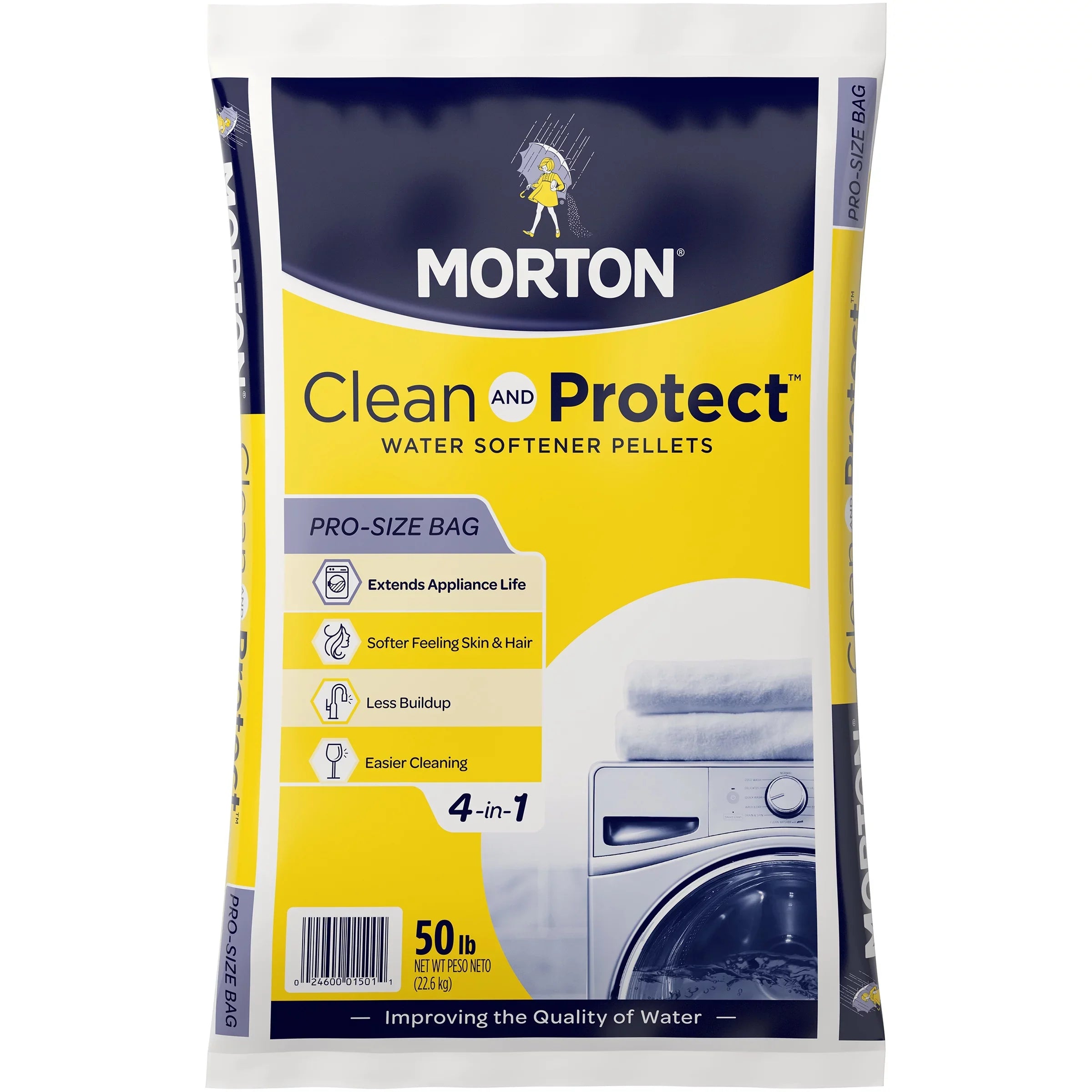 Morton® Clean and Protect™ Water Softener Pellets 50 lb Bag