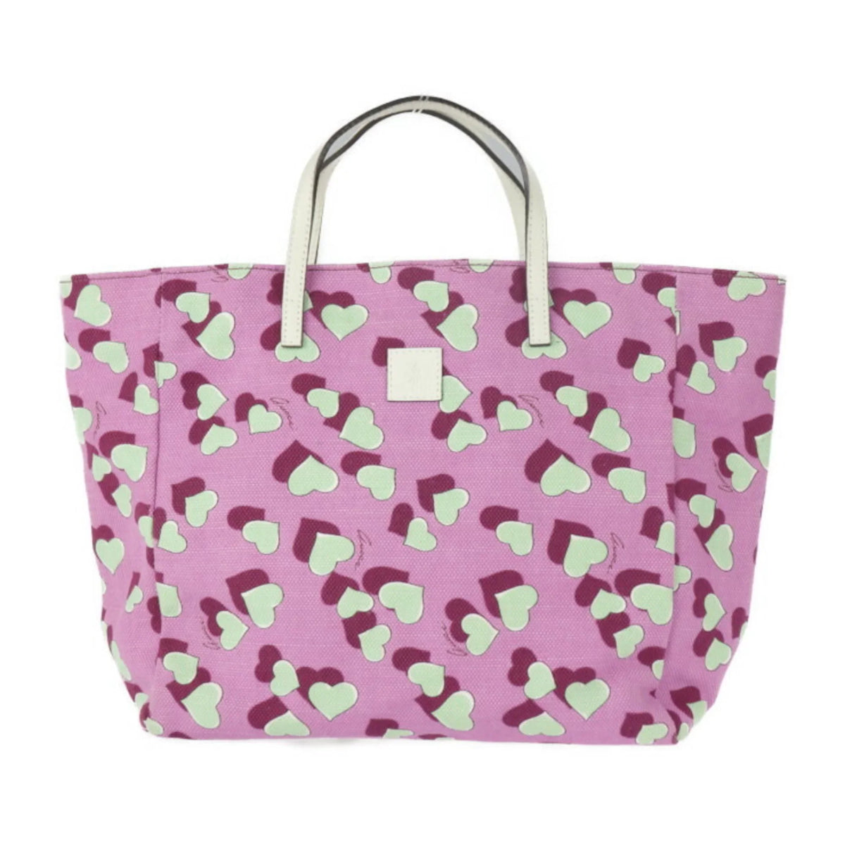 Pre-Owned  Gucci Baby Heart Tote Bag Children's Handbag 284721 Canvas Leather Pink Series Multicolor (Good)