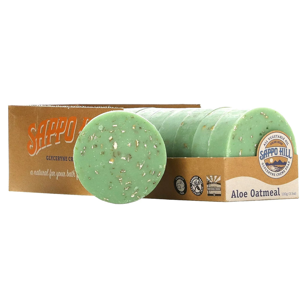 Sappo Hill Soapworks  Aloe Oatmeal Glycerine Cream Soap