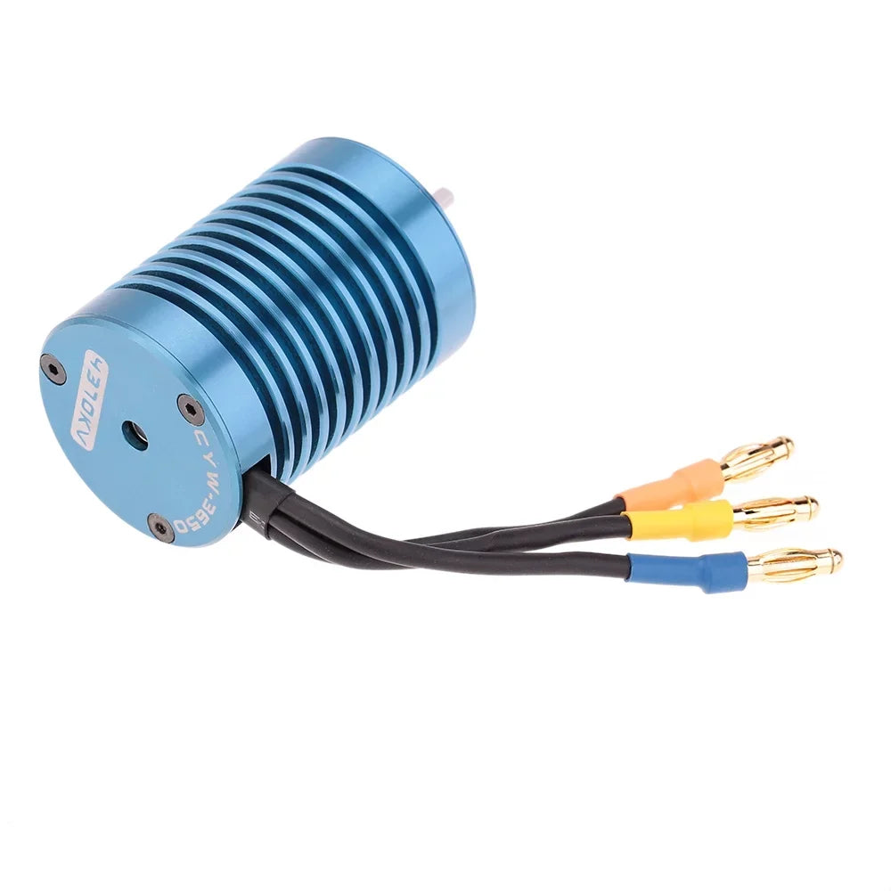 Meterk 3650 4370KV 4P Sensorless Brushless Motor with 45A Brushless （Electric Speed Controller）for 1/10  Off-Road Car