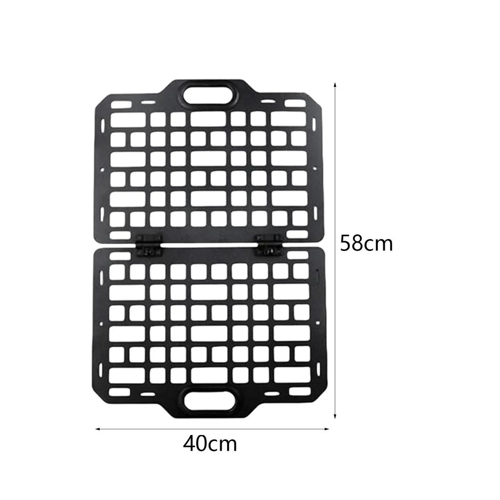 Auto Seat Back Organizer Modular Storage Molle Panel Car Seatback Hanging Plate Auto Seat Panel for Automotive Truck Parts