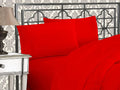 1500 Series Egyptian Quality Bedding Collection Deep Pocket, Wrinkle & Fade Resistant,Queen Red