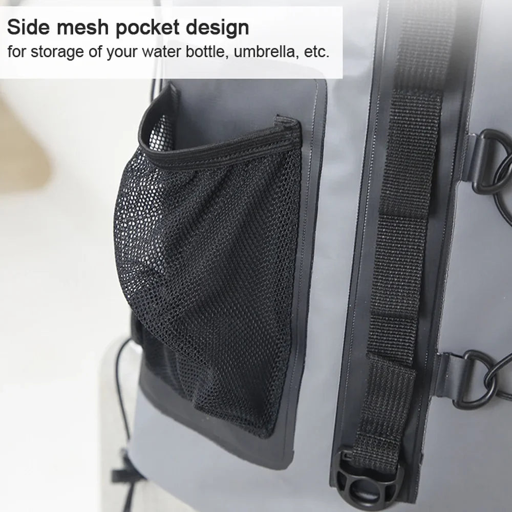 Storage Bag,40l Smooth Waterproof Paddle Standup Carry Handle 40l Paddle Standup Carry Handle Carry Standup Paddle With Carry Waterproof 40l Handle Standup Zipper Smooth Handle And 40l